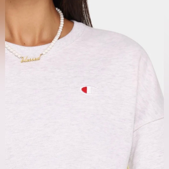 Champion women’s poplin mix media crew lemon size M - Picture 3 of 7